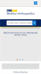 Mobile Screenshot of medstarortho.org